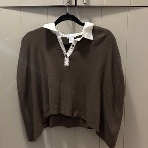 Cashmere Cape with Collar